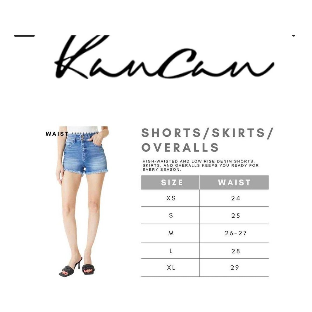 KanCan Distressed Denim Shorts