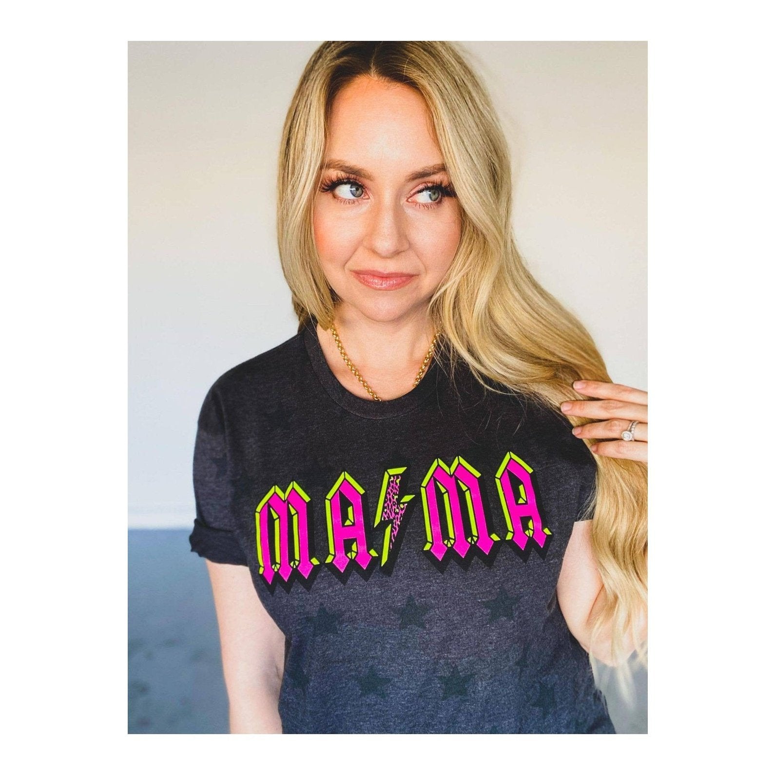 Neon Lightening Mama Tee