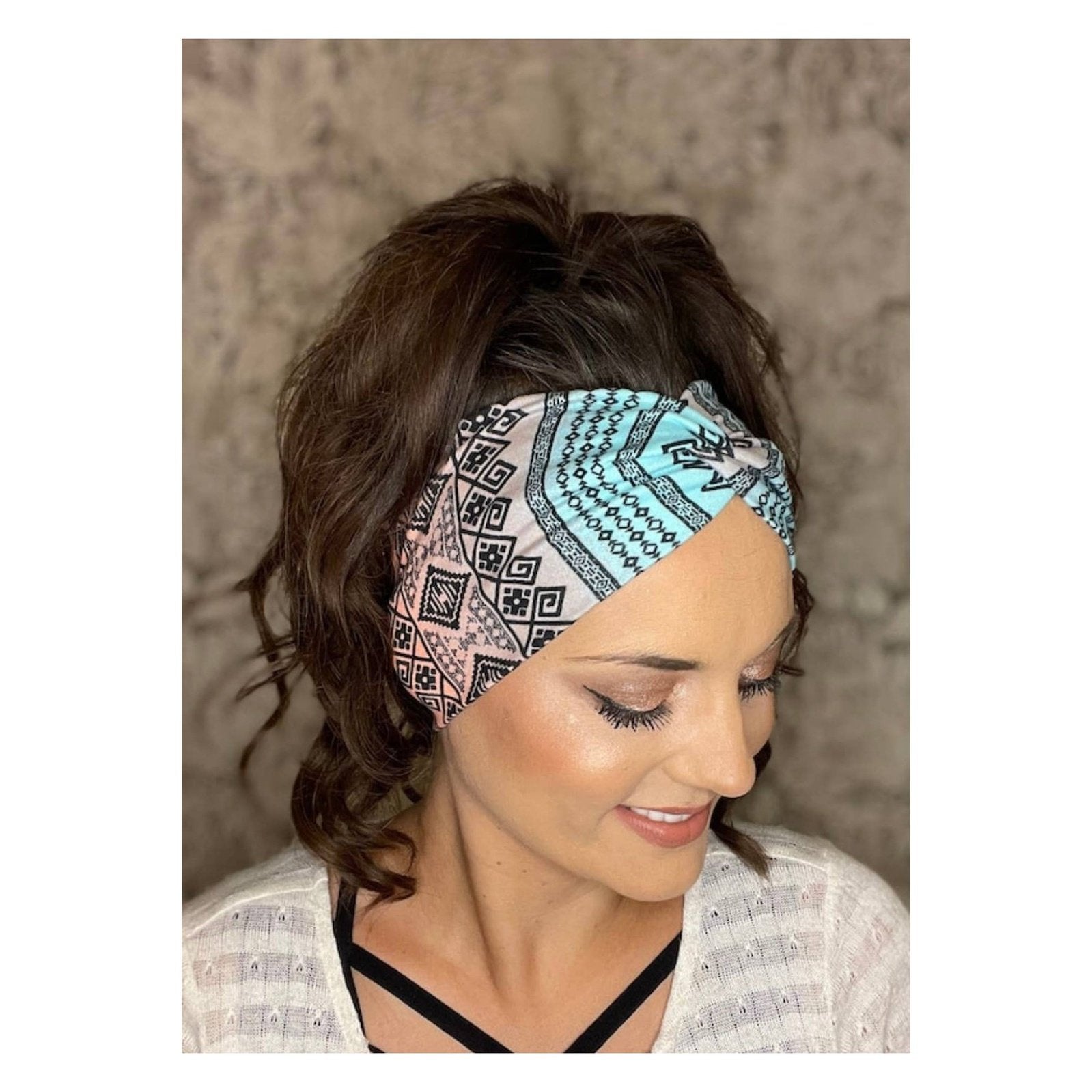 Women’s Wide Headband | Tribal Print