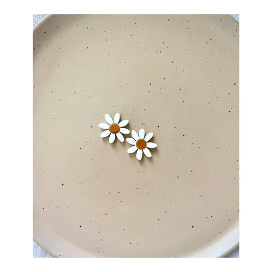 White Flower Studs