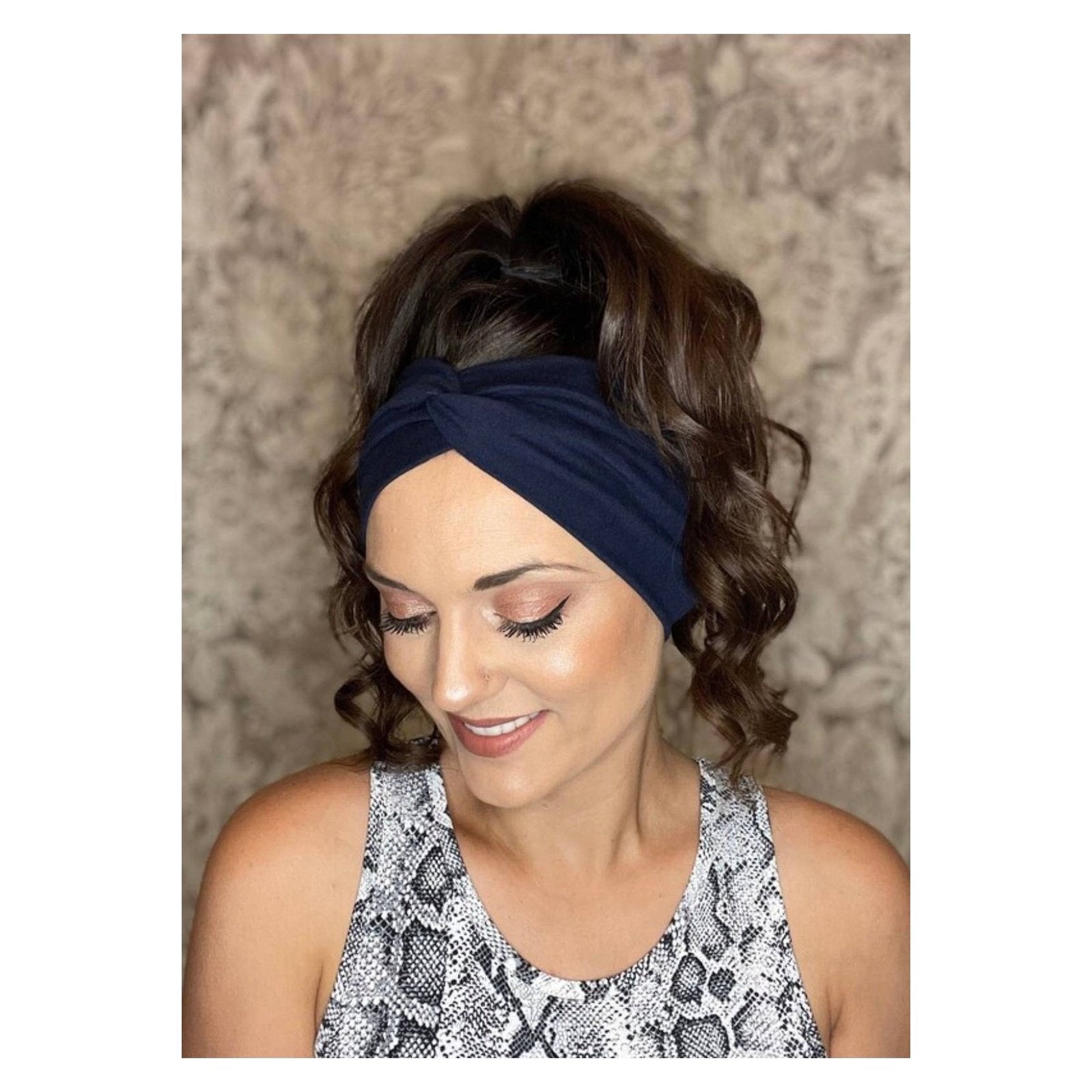 Women’s Wide Headband | Navy