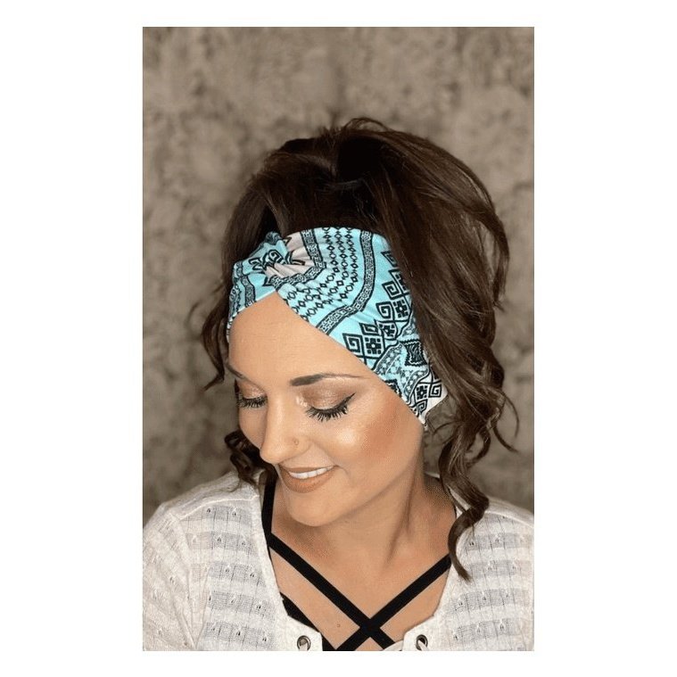 Women’s Wide Headband | Tribal Print