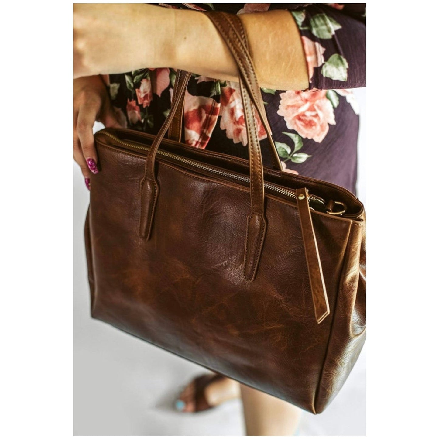 Thelma Tote | Brown