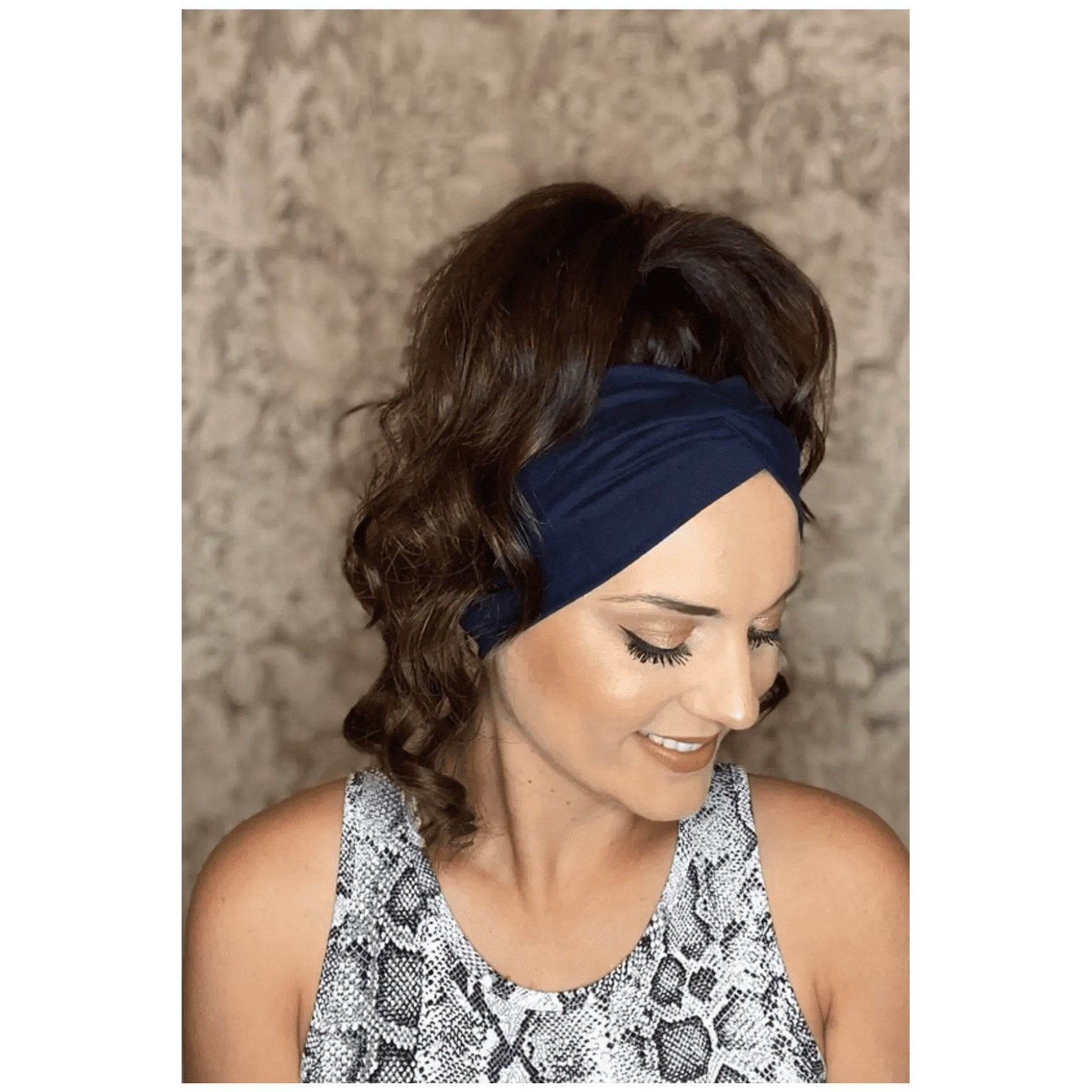 Women’s Wide Headband | Navy