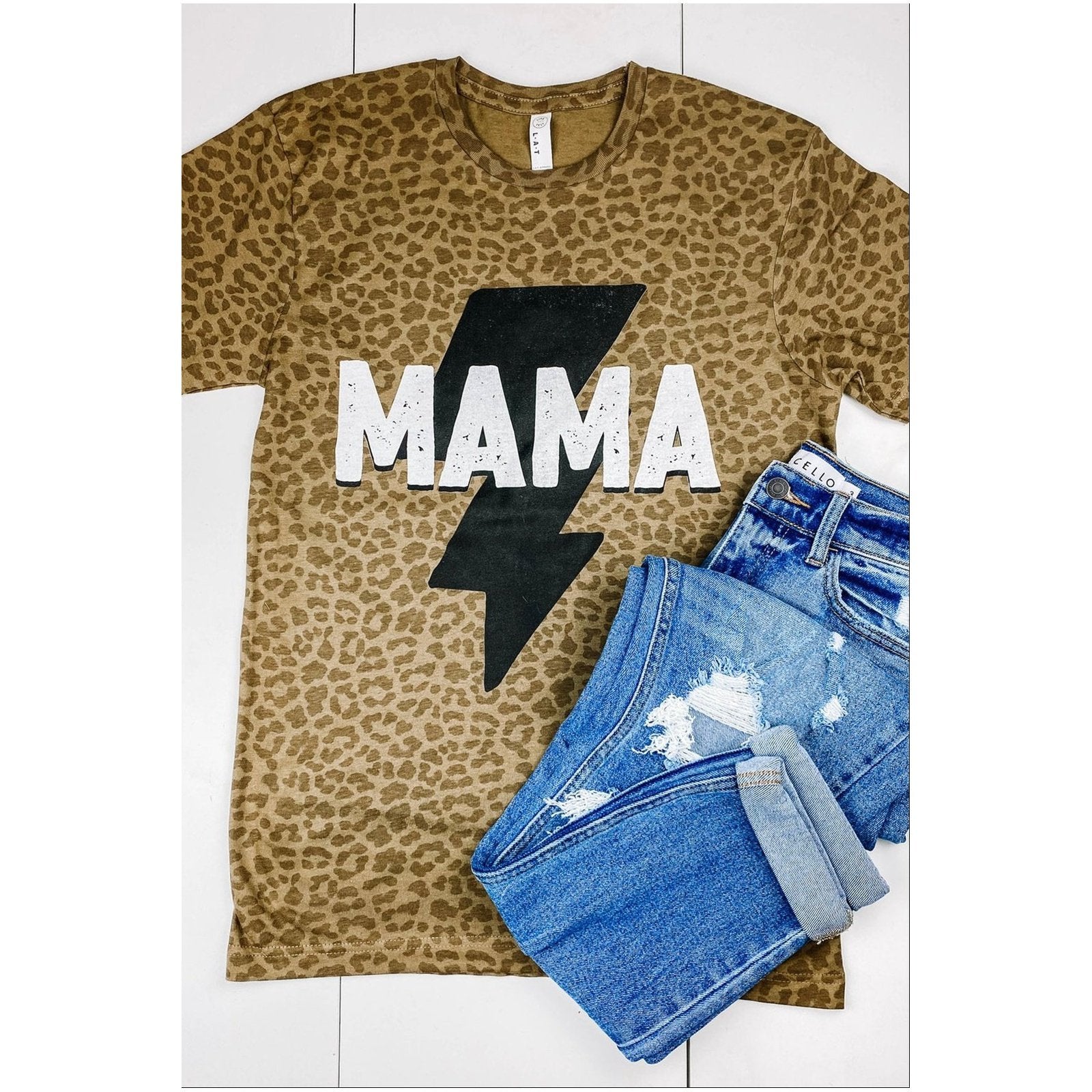 MAMA LEOPARD TEE