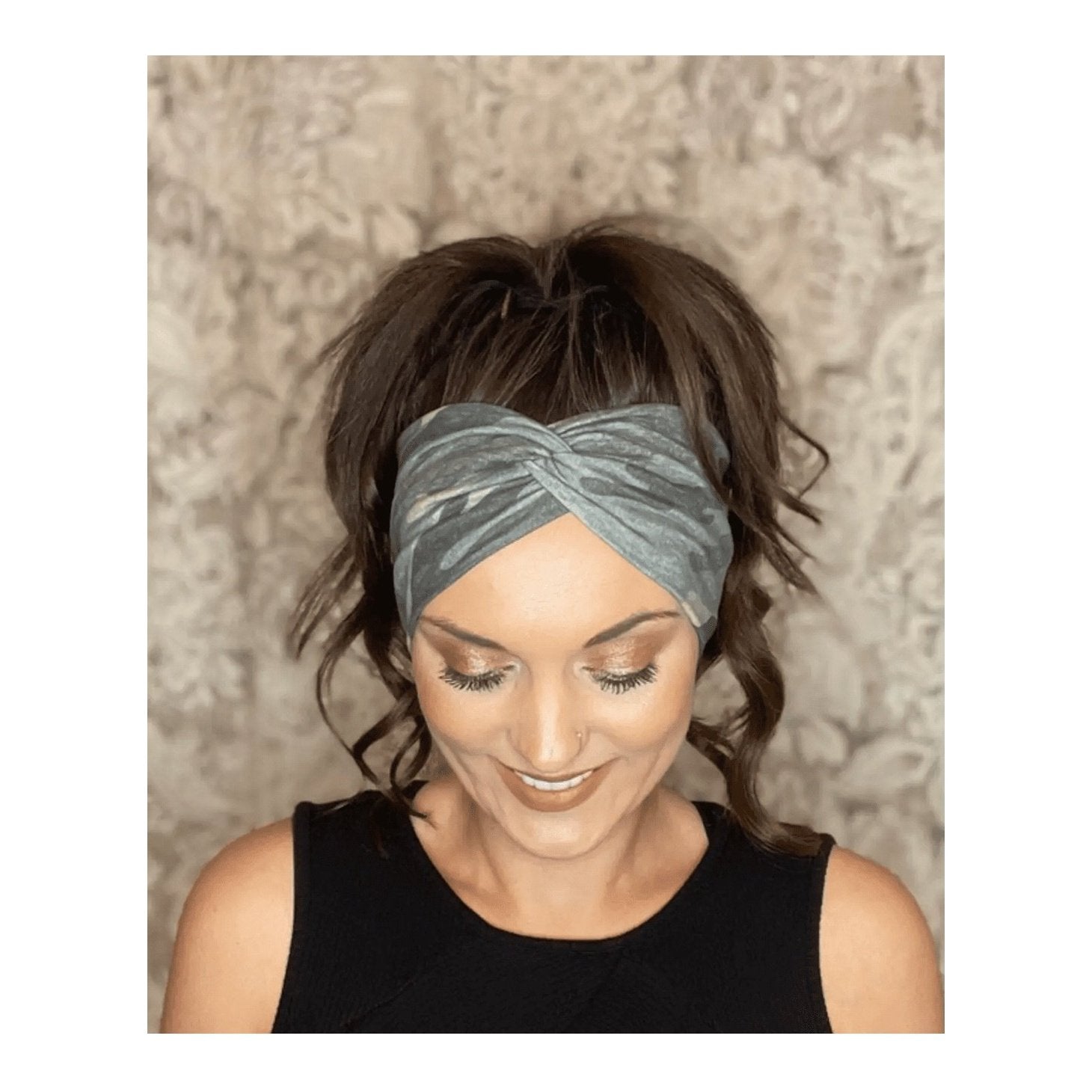 Women’s Wide Headband | Olive Camo